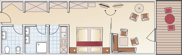 geräumige Suiten im Hotel Hochriegel im Bayer. Wald
